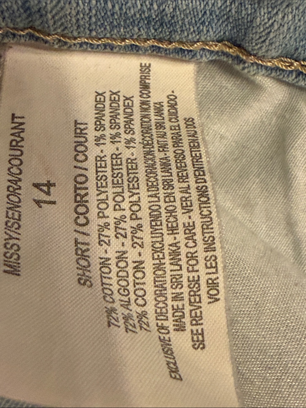 Size 14 Short Gloria Vanderbilt “Amanda” - Picture 4 of 8